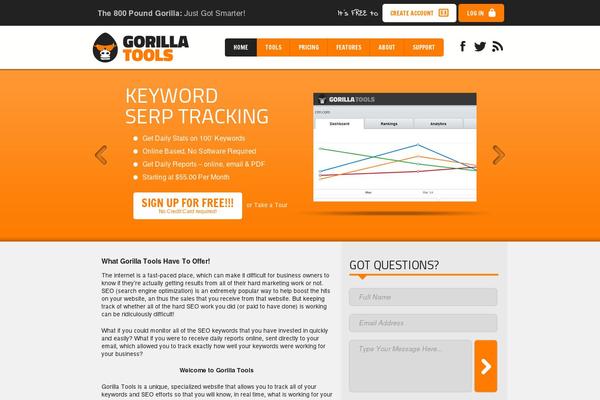 gorilla-tools.com site used Gorilla-tools