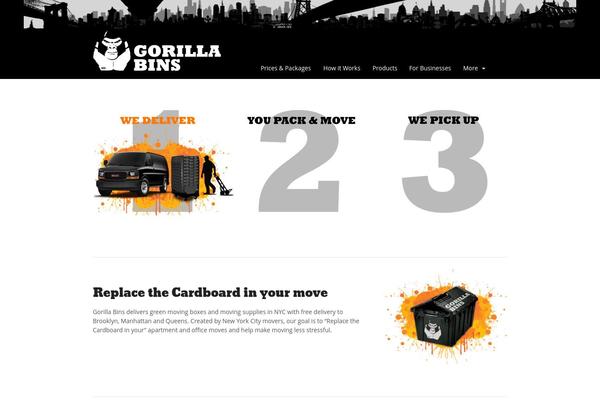 gorillabins.com site used Divi-5