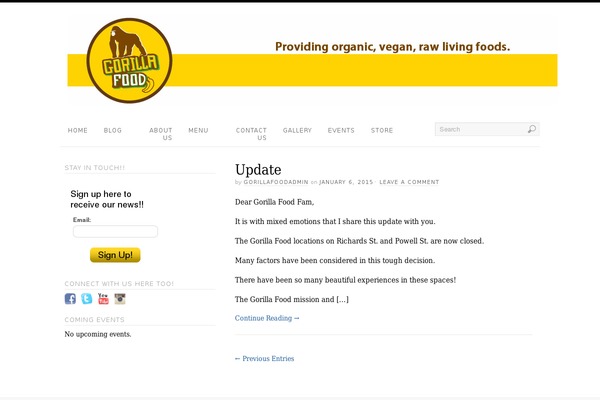 gorillafood.com site used Platform