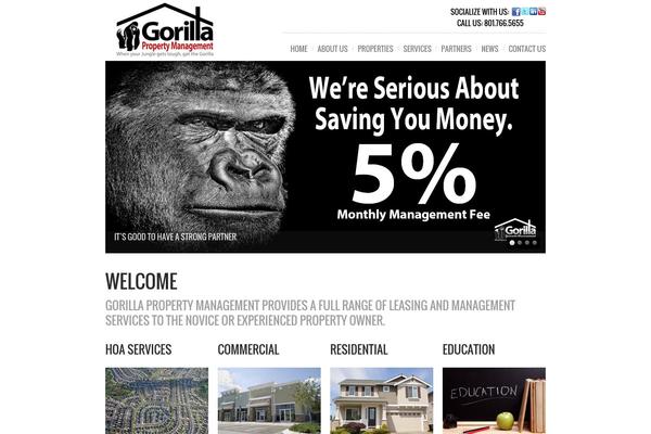 gorillapropertymanagement.com site used Theme1357