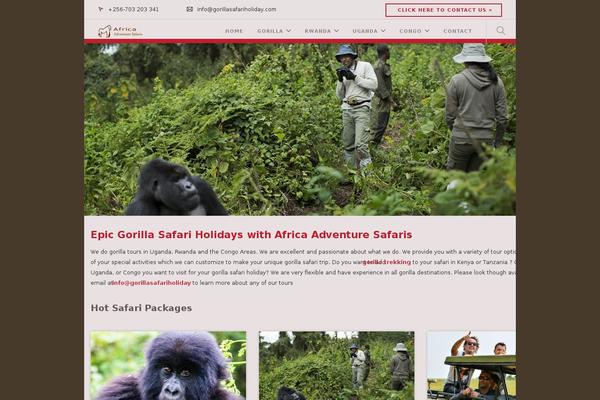gorillasafariholiday.com site used Gorilla