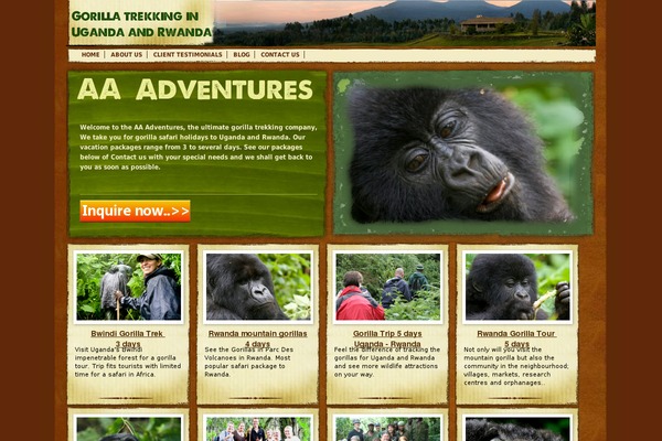 gorillatrekking.net site used Trekking