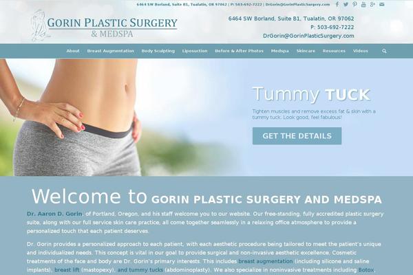 gorinplasticsurgery.com site used Growthmed-base