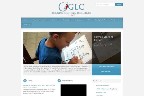 gormanlc.org site used Grand College V1.09