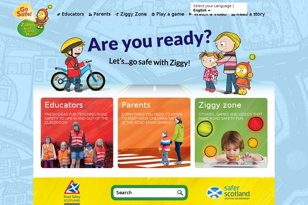 gosafewithziggy.com site used Ziggy