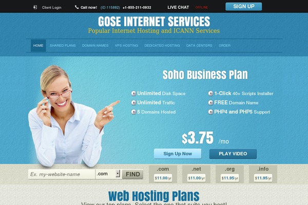 gose-internet-services.net site used Smart-hosting