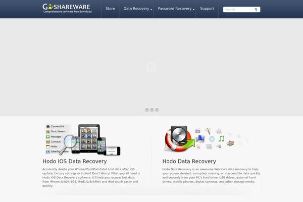 goshareware.com site used Mageebuilder
