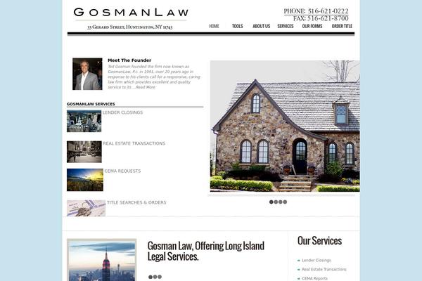 gosmanlaw.com site used Theme1588