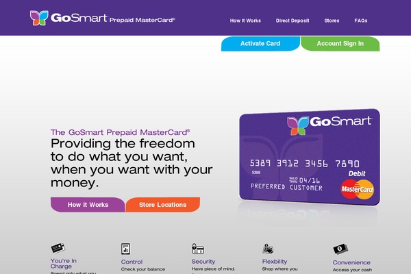 gosmartprepaidcard.com site used Gosmart