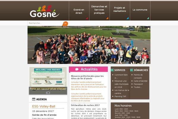 gosne.fr site used Gosne