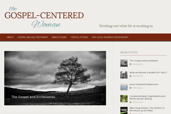 gospelcenteredwoman.com site used Antenna