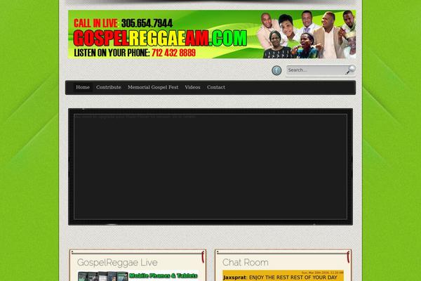 gospelreggaeam.com site used Garytheme