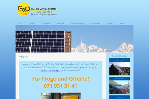 gosunsolutions.ch site used Gosunsolutions
