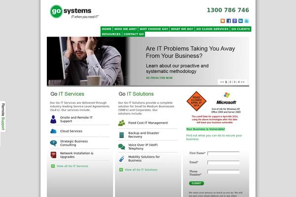 gosystems.com.au site used Gosystems