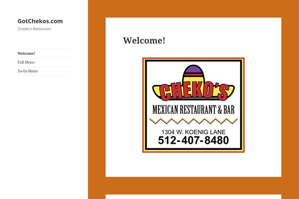 WordPress website example screenshot