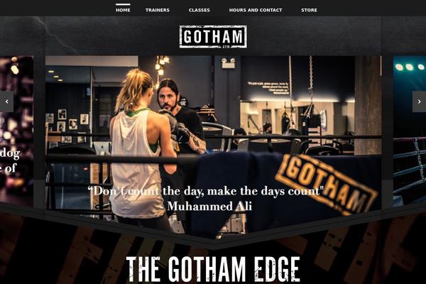 Gotham theme site design template sample