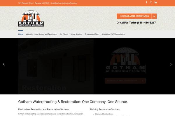 Avada theme site design template sample