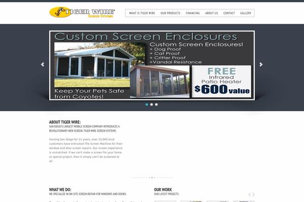 Webster theme site design template sample
