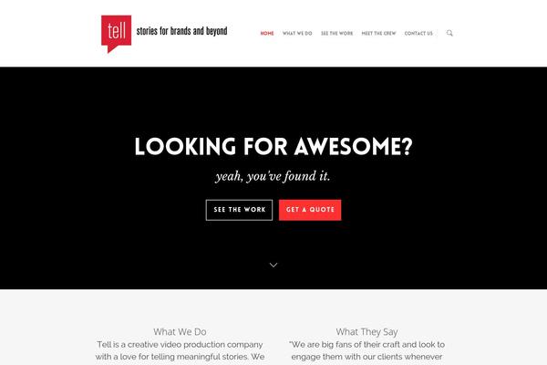 gototell.com site used Salient