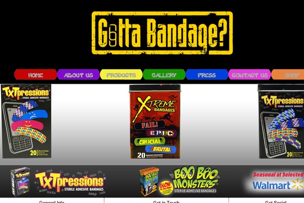 gottabandage.com site used Gotta