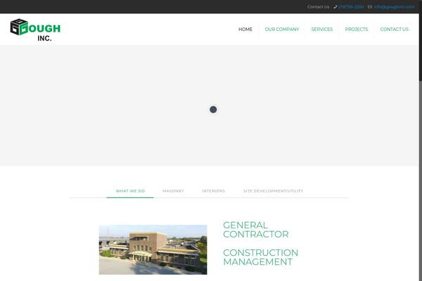 BeTheme Child theme site design template sample