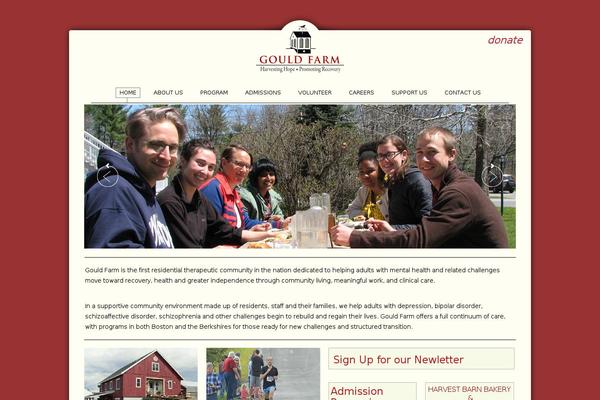 gouldfarm.org site used Gouldfarm