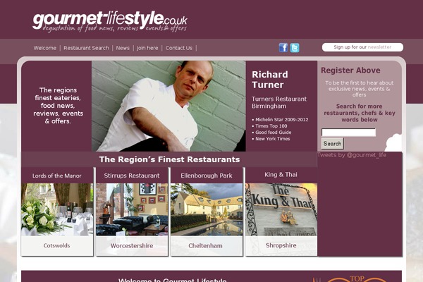 gourmet-lifestyle.co.uk site used Gls
