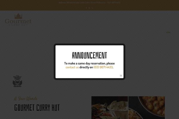 gourmetcurryhut.com.au site used Aatrachild