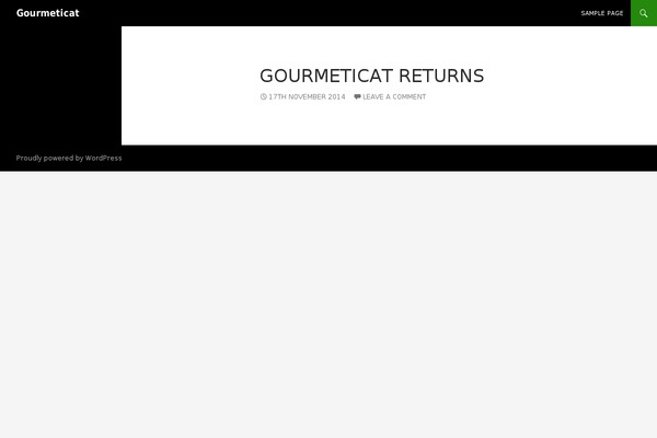 Twenty Fourteen theme site design template sample