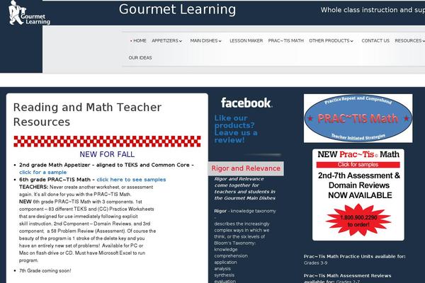 gourmetlearning.com site used SG Double