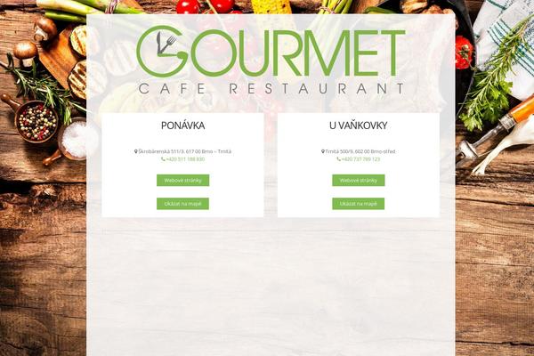 gourmetrestaurant.cz site used Gourmet