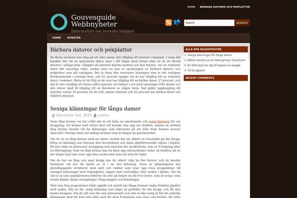 WordPress website example screenshot