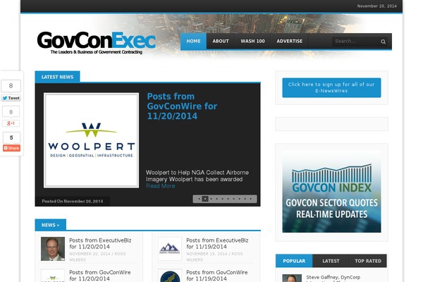 govconexec.com site used Regular-news