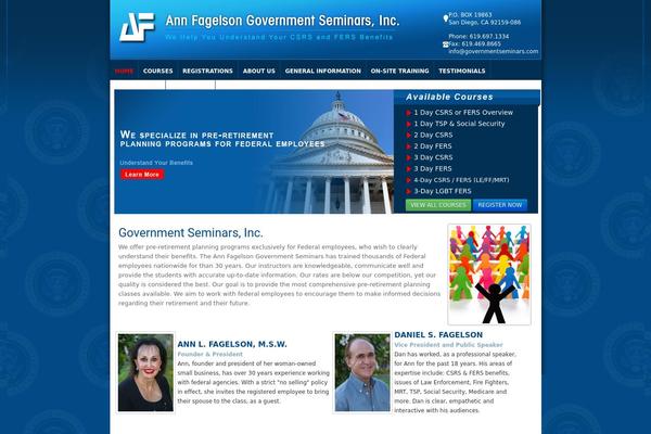 governmentseminars.com site used Vivid-custom