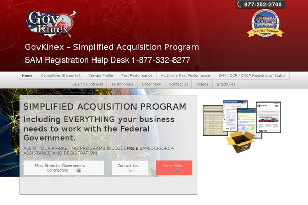 govkinex.com site used Usfcr