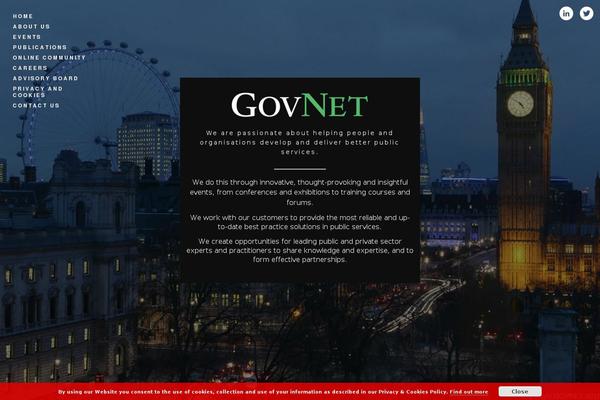 govnet.co.uk site used Govnet