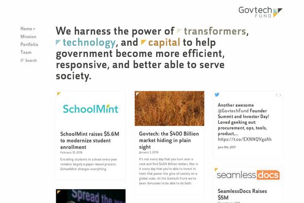 govtechfund.com site used Govtechfund