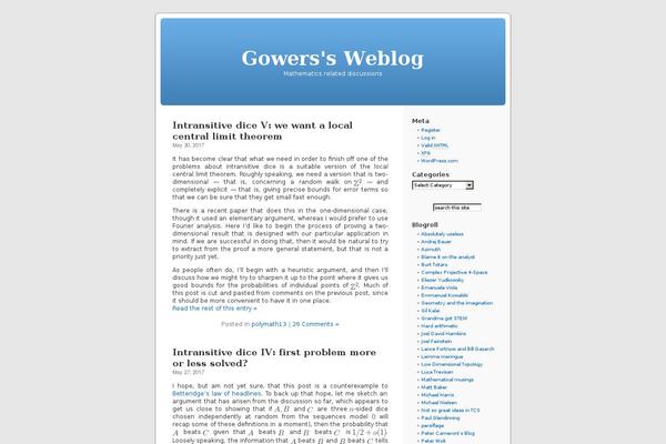 WordPress website example screenshot