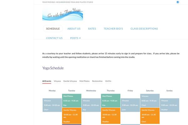 gowiththeflowyoga.com site used X | The Theme