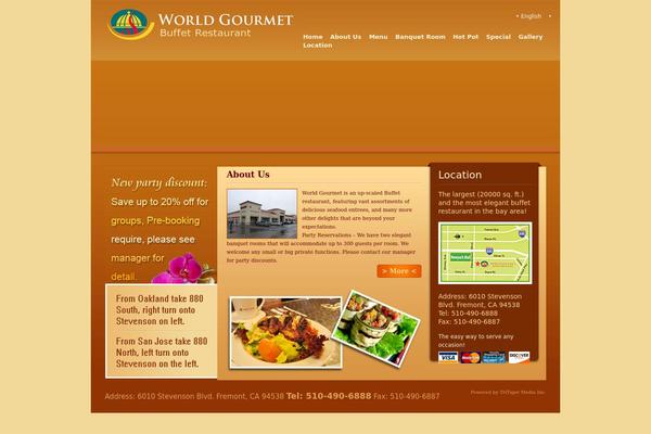 WordPress website example screenshot