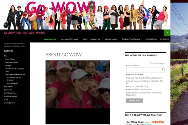 Twenty Fourteen theme site design template sample