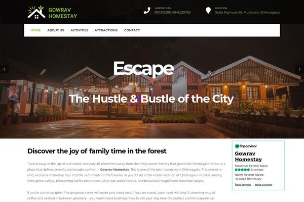 Ecopark theme site design template sample