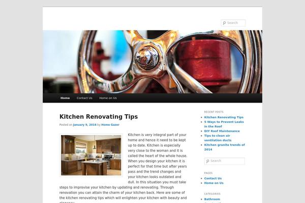 goziahome.com site used Twenty Eleven
