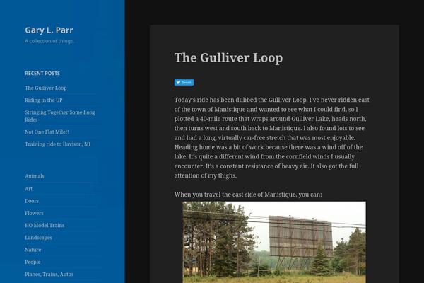 Twenty Fifteen theme site design template sample