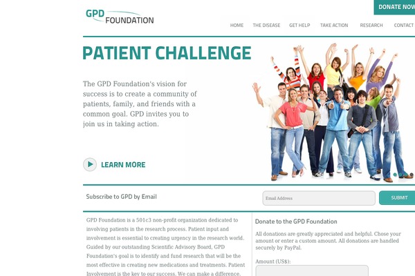 gpdfoundation.com site used Gpd