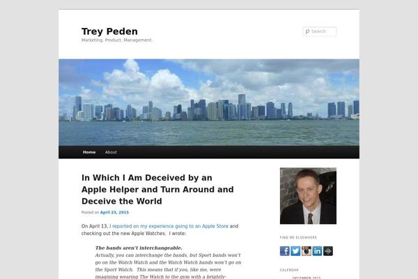 Twenty Eleven theme site design template sample