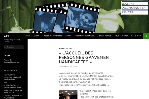 WordPress website example screenshot