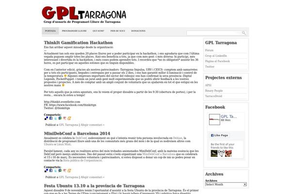 gpltarragona.org site used Producer