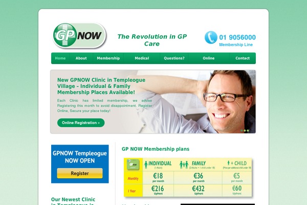 gpnow.ie site used Private-medial