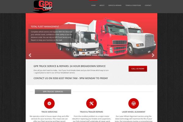 gprtrucks.com.au site used Gpr